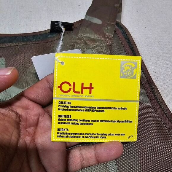 CLH Creating Limitless Heights Multi Camo Fashion Tactical Vest Sz. 2XL/3XL new - Picture 6 of 8
